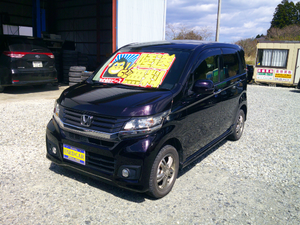 N-WGN カスタムG ４WD 新品タイヤ＆新品バッテリー付 保証３年 車検２年 修復履歴あり ナビ ETC スマートキー タイミングチェーン 福島県内＆宮城県内陸送無料のサムネイル