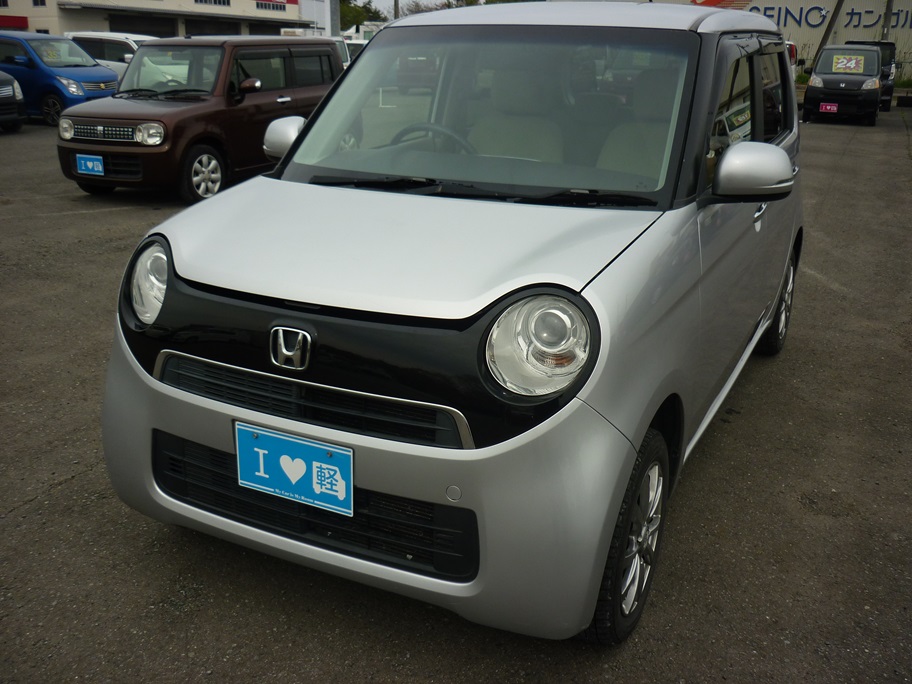 格安車N-ONE G タイヤ＆バッテリー現状 車検2年付 4WD オートマ ファンベルト・CVTフルード交換済み バックカメラ付き ETC付き タイミングチェーンのサムネイル