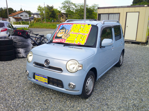 ミラココア ココアプラスX 新品タイヤ＆新品バッテリー付 保証３年 車検２年 修復履歴無し ナビ スマートキー ETC タイミングチェーン 福島県内＆宮城県内陸送無料のサムネイル
