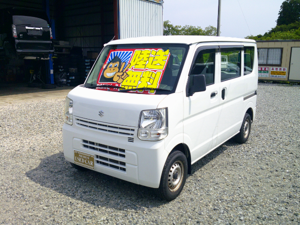 エブリイバン ＧＡ 新品タイヤ＆新品バッテリー付 外部保証３年 車検２年 修復履歴無し ４ＷＤ ５ＭＴ エアコン付き タイミングチェーン 福島県内＆宮城県内陸送無料のサムネイル