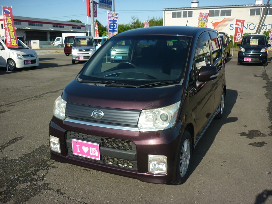 格安車ムーヴカスタムX タイヤ＆バッテリー現状 車検2年付 オートマ ウォーターポンプ CVTフルード交換済み タイミングチェーンのサムネイル