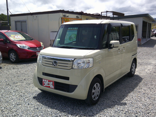 N-BOX G 《低価格車コーナー》 車検２年付、自社保証付、登録諸費用・R券込み、タイヤ＆バッテリー現状、店頭お渡し／ナビ バックカメラ 左パワースライドドア タイミングチェーンのサムネイル