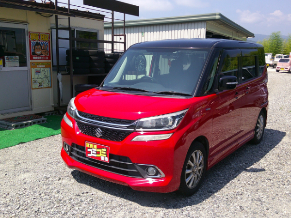 ソリオバンディット HYBRID MV 《低価格車コーナー》 車検２年付、自社保証付、登録諸費用・R券込み、タイヤ＆バッテリー現状、店頭お渡し／両側パワースライドドア ナビ スマートキー ETC バックカメラ タイミングチェーンのサムネイル